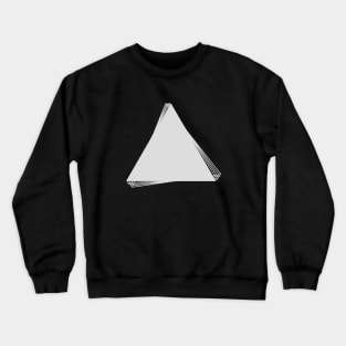 White triangles Crewneck Sweatshirt